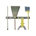 Rubbermaid Gray Organizer,Tool Holder,2 S Hooks,1 Deep Double Hook,34" (RUB199300) Category: Tool Pouches and Holders