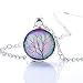 LUREME Time Gem Series Silver Tone Chain Disc Charm Necklace for Girls and Women (01002593-parent)