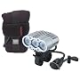 Cateye EL-700RC Triple Shot Rechargeable LED Bicycle Headlight