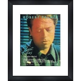 ROBERT PALMER Sweet Lies - Framed Original Advert