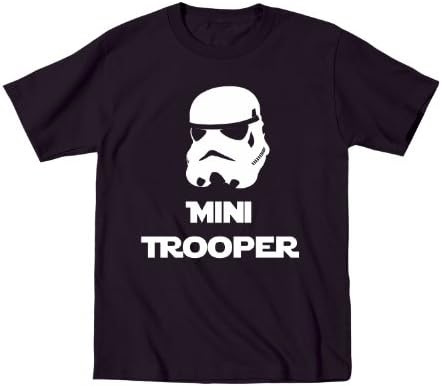 Mini Storm Trooper Kids Toddler Shirt 2T Black