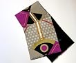 Snowflakes with Purple Accents Lined Coat Scarf