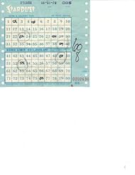 Vintage Stardust Hotel Las Vegas Keno Ticket 1970