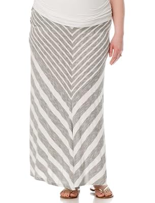 Click for Motherhood Maternity: Plus Size Secret Fit Belly(r) Full Length Relaxed Fit Maternity SkirtFrom Motherhood Maternity