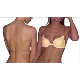 Ladies BRA SEAMFREE CLEAR BACK & STRAP 2 WAY