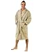 TowelSelections Turkish Terry Bathrobe - 100% Egyptian Cotton, Shawl Collar Terry Cloth Robe for Women and Men, Made in Turkey