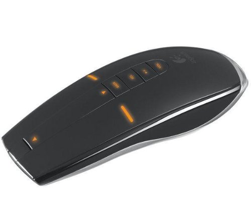 Logitech Mx Air Rechargeable Cordless Air Mouse + Usb 2.0 Hub With 4 Ports Picture