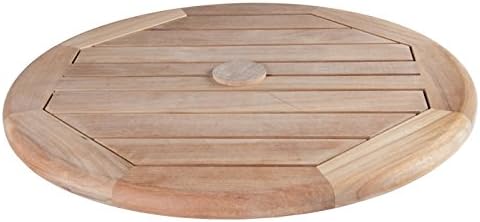 Teak Wood Lazy Susan - 23" Diameter