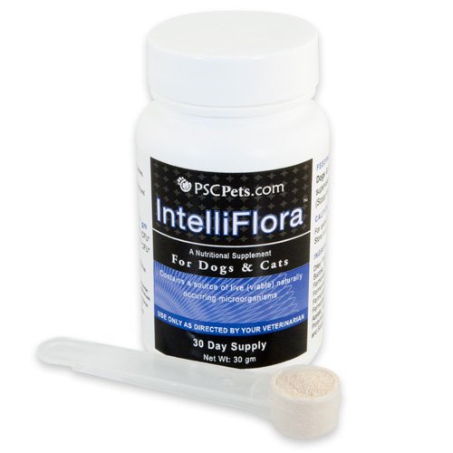 PSCPets IntelliFlora - A Probiotic Supplement For Dogs and Cats Digestive Health