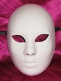 Venice Buys Venetian Masks Blank White Casanova Grezzo Venetian Masquerade Mask for Decorating White