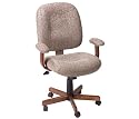 Boss Mid Back Ergonomic Task Chair, Oak