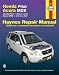 Acura MDX & Honda Pilot Haynes Manual (2001 - 2007)