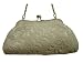 D8034 White Fully Handmade Beaded Evening handbag/purse wedding bag