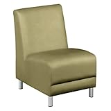 IMAGE OF Armless Guest Chair Designer Upholstery Summer Print Fabric/Steel Legs