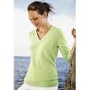 Eddie Bauer(エディー・バウアー) バーティカルステッチVネックセーター