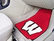 Wisconsin Badgers universal fit Carpet 2 Pc Car Floor Mat (Rug)