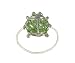 Toe Ring - T45 - Crystal Illusion - Ladybug ~ Peridot (Green)