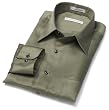 Geoffrey Beene Men's Long Sleeve Wrinkle Free Full Cut Sateen Solid Shirt