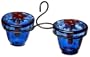 Flower Pot 2 Hummingbird Feeder Blue