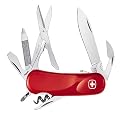 Evolution S14 Knife with Red Handle from Swiss Army