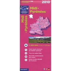 Midi-Pyr�n�es 2010: Carte haute pr�cision et lisibilit� optimale / Tous les radars fixes / Nouvelle num�rotation des routes / Inclus le plan de Toulouse