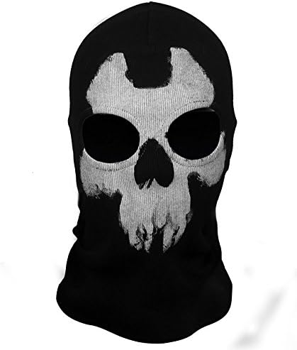 Koveinc New Ghosts Balaclava Bike Skateboard Cosply Costume Skull Mask