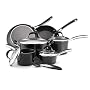 Farberware Affiniti 12-Piece Cookware Set, Black