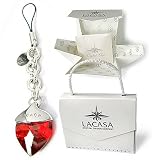 WMP-6215 Light Siam Mobile Phone Case MP3 Player Charm with Original Swarovski Crystals