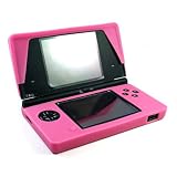 (Hot Pink) Premium Silicone Skin case for Nintendo DSi Lite Bonus NDSi Scre ....
