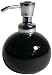 InterDesign York Round Pump, Black/Chrome