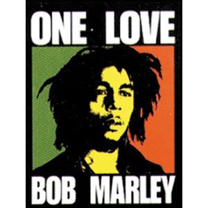Bob Marley One Love Cloth Textile Fabric Poster Flag