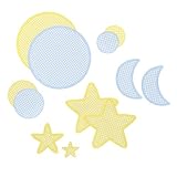 Moon and Star Sticker 4-pk. -... by 