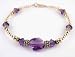 2 Piece Bracelet & Earring SET: February Amethyst February Birthstones