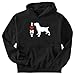 Sweatshirt Black  I Love My Cane Corso Silhouette  Dog