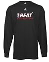 Miami Heat adidas Black True Court Practice Long Sleeve T-Shirt