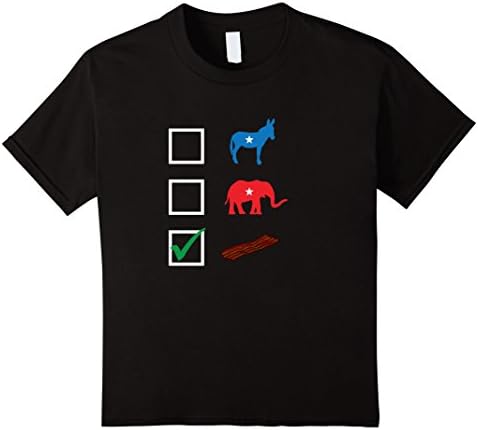 Kids Election 2016 - Don't Blame Me I Voted For Bacon! 10 Black