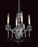2-299-4-66 Savoy House Lighting Bronze and Crystal Chandelier