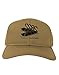TooLoud Seven Swans A Swimming Text Adult Baseball Cap Hat - Khaki