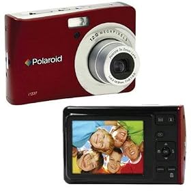 Polaroid CIA-1237R 12.0 Megapixel Digital Camera with 2.7-inch LCD Display (Red) by 