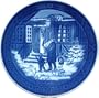 Royal Copenhagen Annual Hand Decorated Christmas Plate 1994