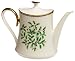 Lenox Holiday Gold-Banded Fine China Coffeepot with Lid