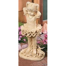 Ballerina Ballet Dancer Dance Girl Yard LAWN STATUE Bedroom Kids Girls Tutu Dancing Home... from Childrens Furniture