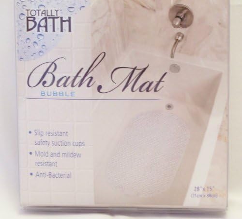 Totally Bath Bath Mat, Clear Bubble