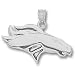 Denver Broncos NFL Logo 7/16 Pendant (Silver)