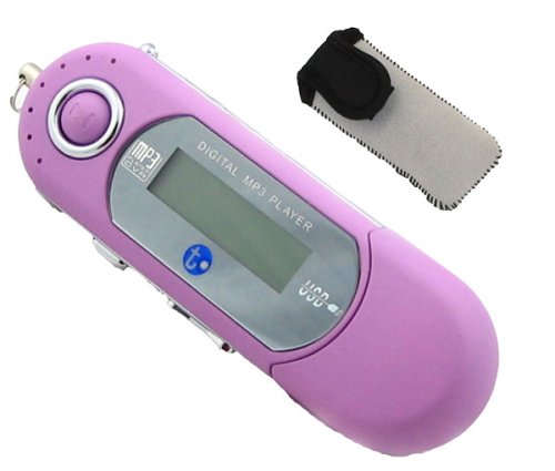 Childrens Toyshop  Electronics : 512MB T-Classic MP3 Player & Neoprene Skin - Baby Pink
