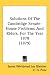 Solutions Of The Cambridge Senate-House Problems And Riders, For The Year 1878 (1879)