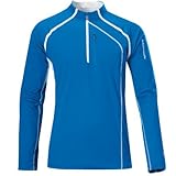 Salomon XT Softshell 1/2-Zip T-Shirt - Long-Sleeve - Men's Vibrant Blue-X/White, XL