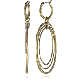 Lucky Brand Orbital Hoop On Hoop Earrings