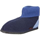 Giesswein 10035 Kramsach, Unisex - Kinder Hausschuhe, Blau (dk.blau 548), EU 24, (US 7)
