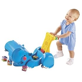 Fisher-Price Peek a Blocks Gobble And Go Hippo
